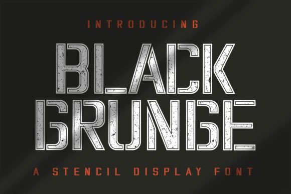 Black Grunge Font: Bold Typography for Impactful Web Design
