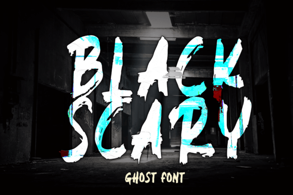 Black Scary: A Festive Typeface for Editorial Design and Digital Publishing