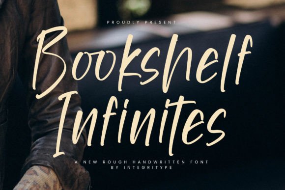 Bookshelf Infinites: A Handwritten Display Font for Cohesive Branding