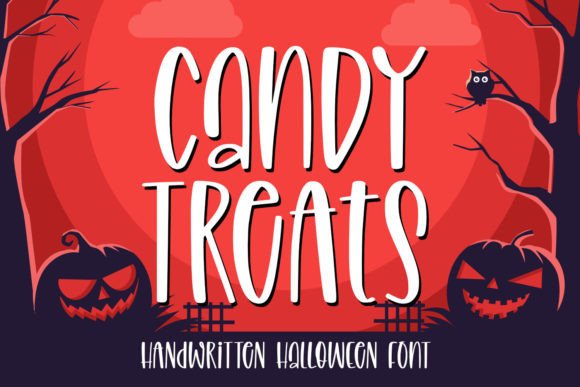Candy Treats: A Playful Display Font for Seasonal Campaigns and Social Media Graphics
