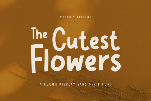 Cutest Flowers Font: Perfect for Handmade Labels, Invitations & More