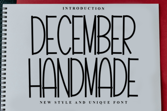 December Handmade: A Festive Font That Elevates Holiday Campaigns