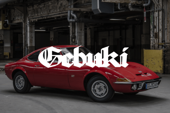 Gebuki: A Designer’s Take on This Bold Display Font
