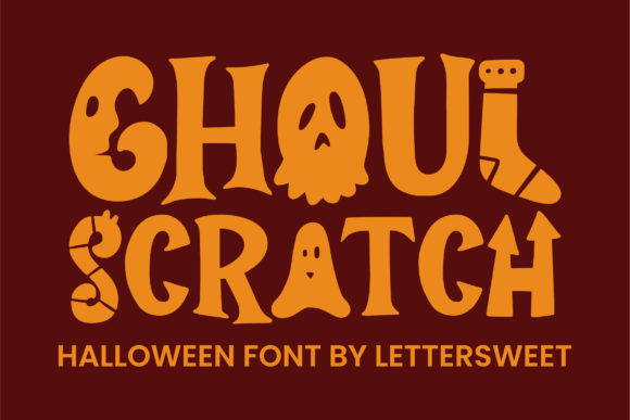 Ghoul Scratch: A Spooky Display Font for Bold Halloween Marketing