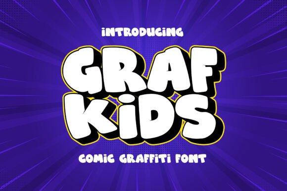 Grafkids: A Playful Display Font That Elevates Brand Identity