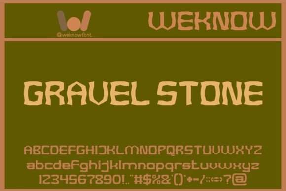 Gravel Stone: A Designer’s Take on This Rugged Display Font