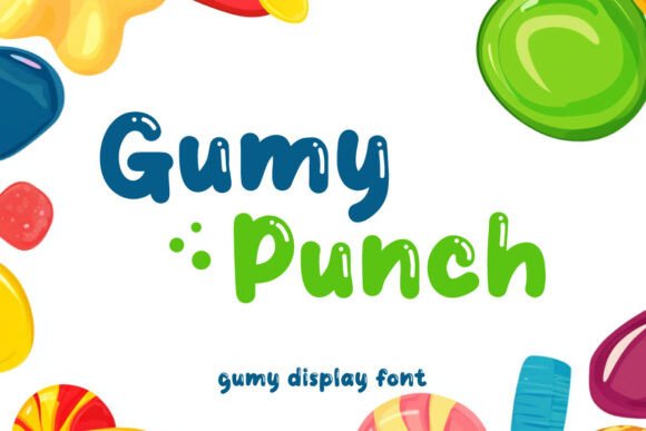 Gumy Punch: A Playful Display Font for Bold Web Design