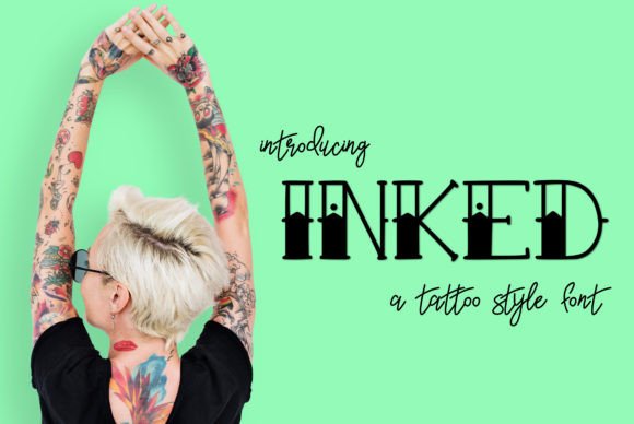 Inked: A Bold Display Font for Striking Campaign Visuals