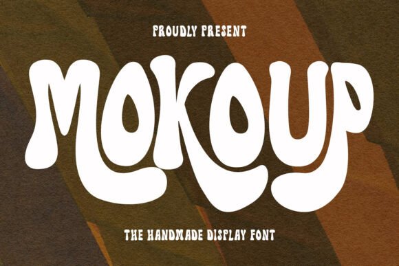 Mokoup: A Playful Handmade Display Font for Crafters and Makers
