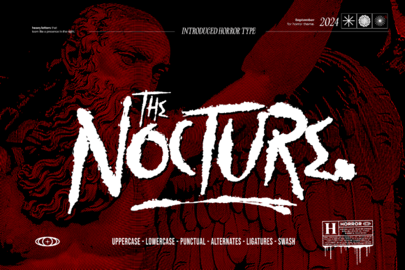 Nocture: A Horror Typeface That Adds Spooky Style to Your Handmade Products