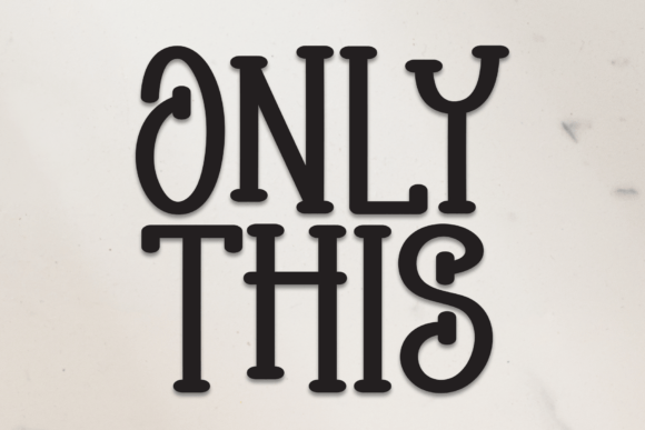 Only This: A Handwritten Font That Elevates Small Business Branding
