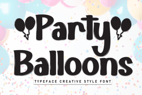 Party Balloons Font: A Playful Display Typeface for Web Designers