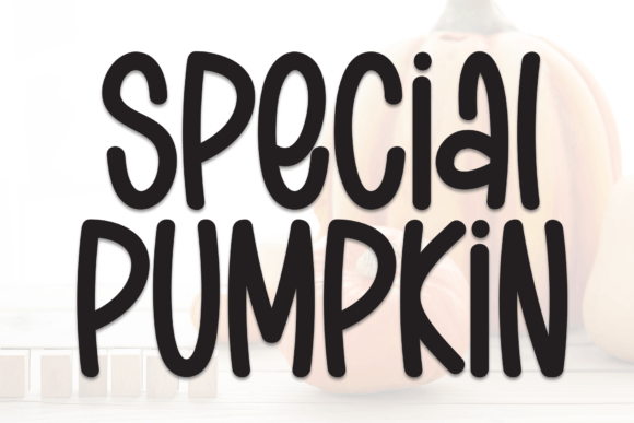 Special Pumpkin: A Bold Handwritten Font for Playful Fall Branding