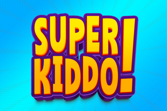 Super Kiddo: A Playful Cartoon Font for Web Design Projects