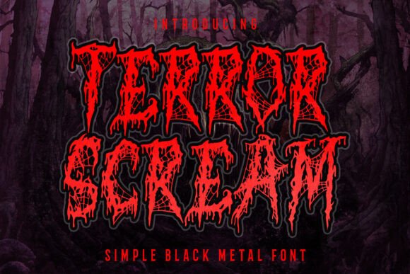 Terror Scream: The Aggressive Display Font That Powers Metal-Inspired Campaigns