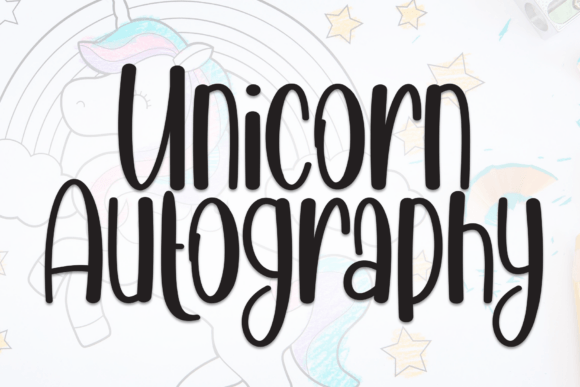 Unicorn Autography: A Playful Handwritten Font for Business Branding