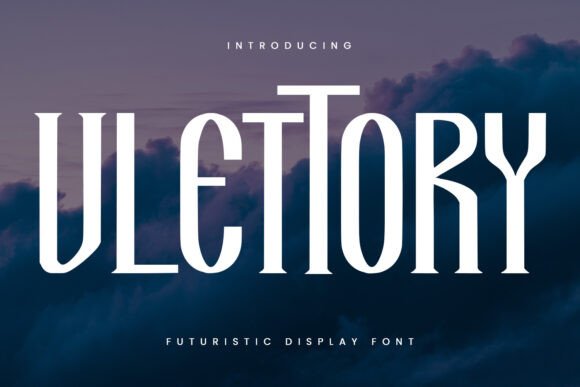 Vlettory: A Futuristic Display Font for Modern Web Design Projects