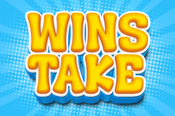 Wins Take: A Bold Display Font for High-Impact Campaign Visuals